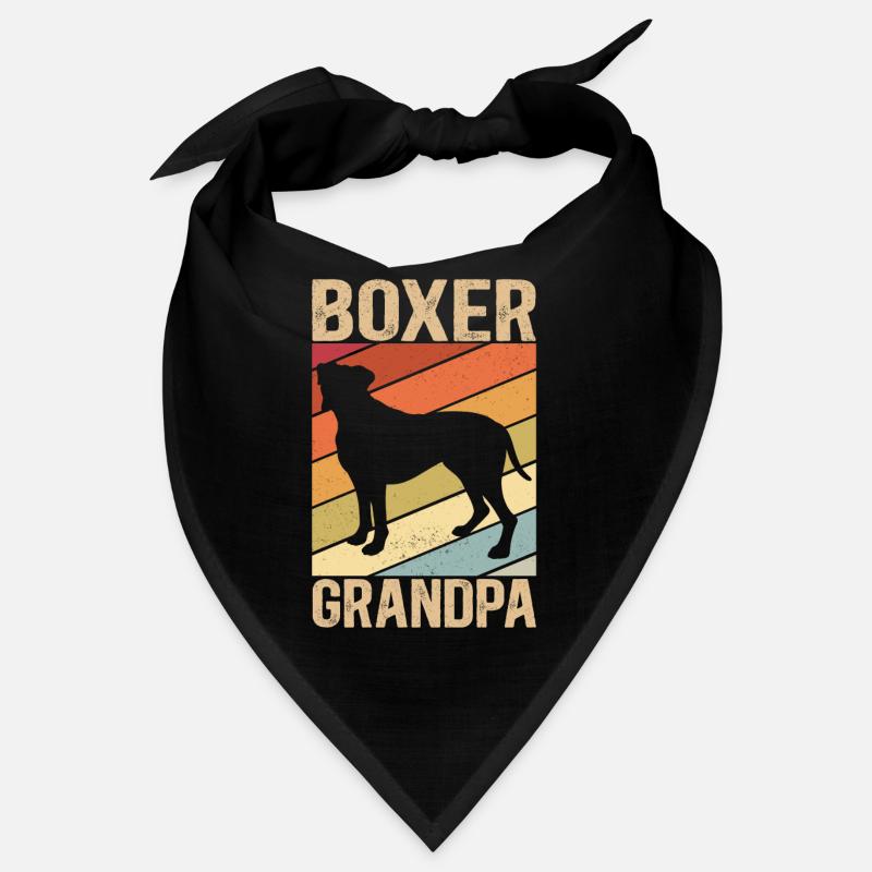 Boxer Grandpa German Boxer Dog Gift Bandana