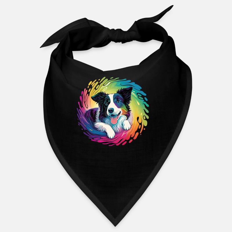 Hunde Spruch Border Collie Design Bandana