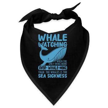 Meeressäuger für Orca-Beobachtung und Buckelwal - Bandana - Schwarz - Vorne