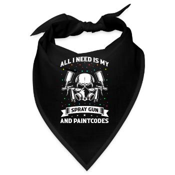 Autolackierer Angebot für Autolackierer - Bandana - Schwarz - Vorne