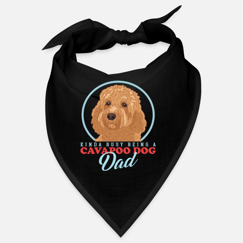 Cavapoo Papa Chien Chien Propriétaire Cavoodle Cadeau Bandana