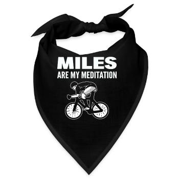 Lustiges Mountainbiken Radfahrer - Bandana - Schwarz - Vorne