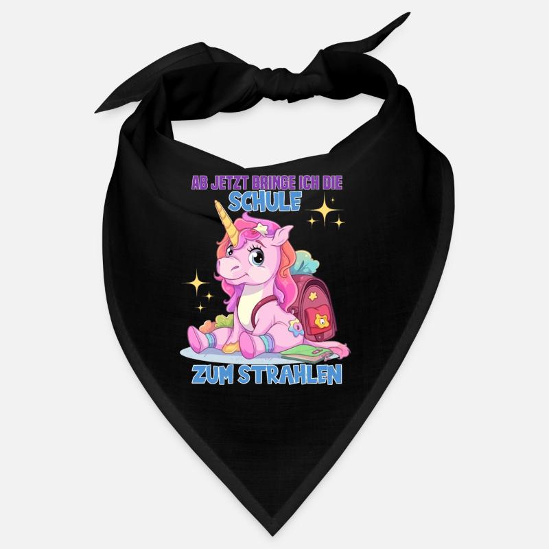 Schulkind Mädchen Einhorn Zur Einschulung Bandana