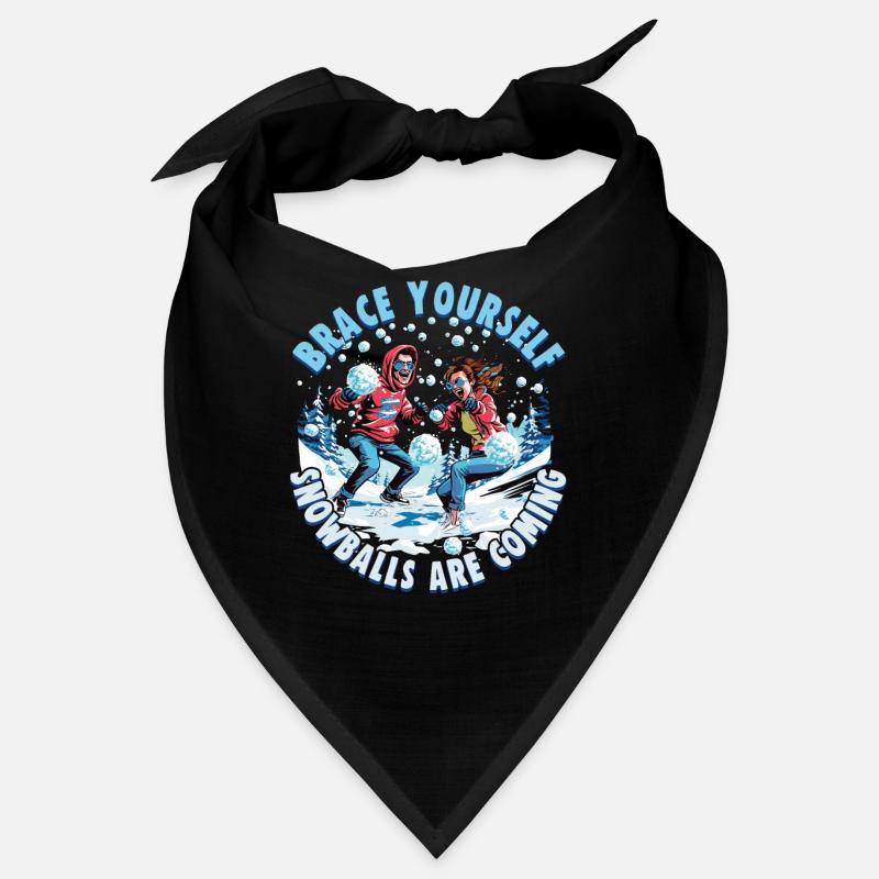 Schneeballschlacht - Préparez-vous les boules de neige sont Bandana