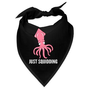 Just Squidding Marine -Zoologe - Bandana - Schwarz - Vorne