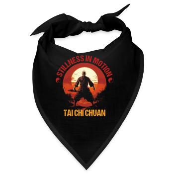 Taijiquan Stillness in Motion Tai Chi Chuan - Bandana - Schwarz - Vorne