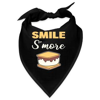 Smile S'more Komiker - Bandana - Schwarz - Vorne