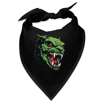 Orkkopf, Dämon, Ghul - Bandana - Schwarz - Vorne