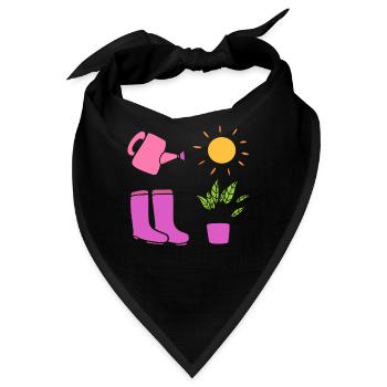 Botanisch Gärtner - Bandana - Schwarz - Vorne