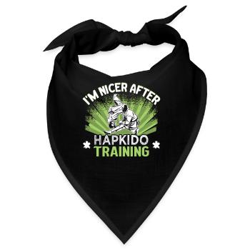 Hapkido Kämpfer Trainer Hapkido Dojo - Bandana - Schwarz - Vorne