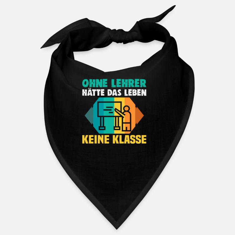 Bester Lehrer Rente Geschenkidee Schüler Bandana