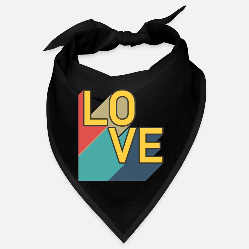 LOVE - Retro Bandana
