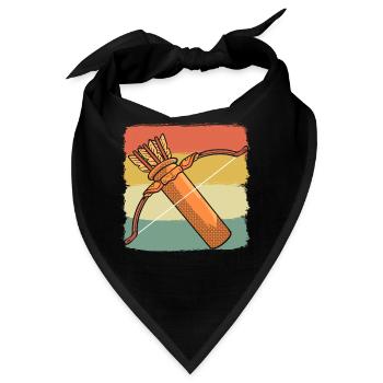 Bogenschütze und Pfeil Bogenschütze - Bandana - Schwarz - Vorne