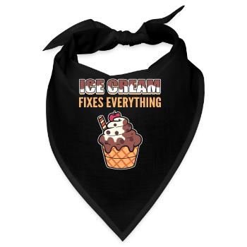 Eisliebhaber - Bandana - Schwarz - Vorne