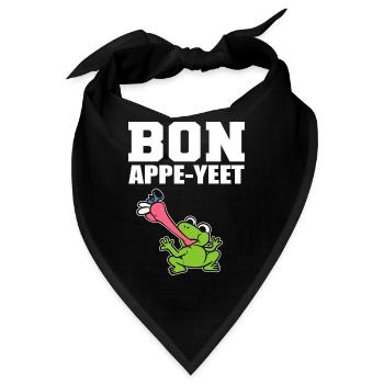 Bon Appe-Yeet Biologe - Bandana - Schwarz - Vorne