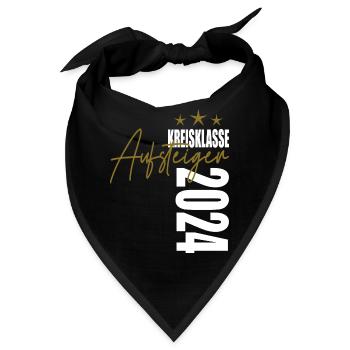 Aufsteiger Kreisklasse 2024 Aufstiegstrikot - Bandana - Schwarz - Vorne