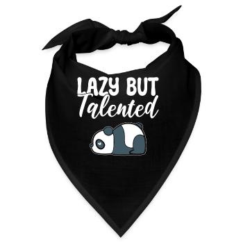 Lazy But Talented Zoowärter - Bandana - Schwarz - Vorne