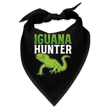 Iguana Hunter Tierpfleger - Bandana - Schwarz - Vorne