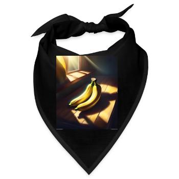 Leckere Bananenfrüchte - Bandana - Schwarz - Vorne