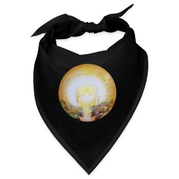 Herz Jesu - Bandana - Schwarz - Vorne