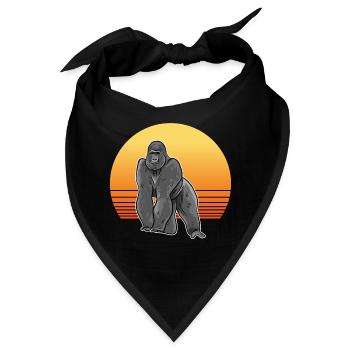 Gorilla Sun - Bandana - Schwarz - Vorne