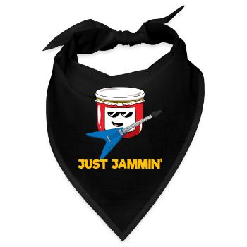 Jam Worth Gitarrist - Bandana - Schwarz - Vorne