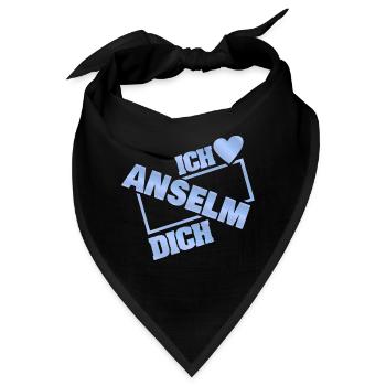 Couple Anselm - Bandana - Schwarz - Vorne