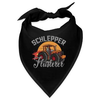 Schlepper Flüsterer - Bandana - Schwarz - Vorne