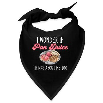 Concha Hispanic Mexikanisch Pan Dulce - Bandana - Schwarz - Vorne