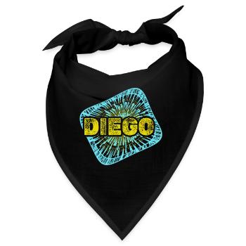 Diego als Freizeit - Bandana - Schwarz - Vorne