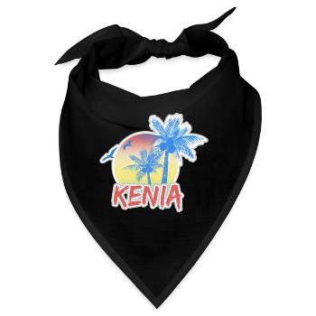 Kenia - Bandana - Schwarz - Vorne
