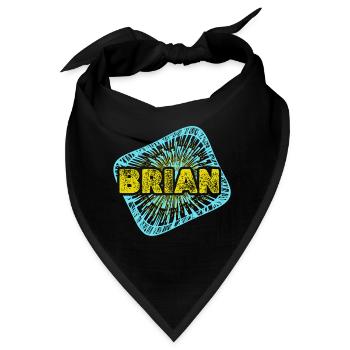 Freizeit Brian - Bandana - Schwarz - Vorne