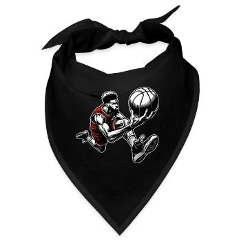 Basketball Basketballer - Bandana - Schwarz - Vorne