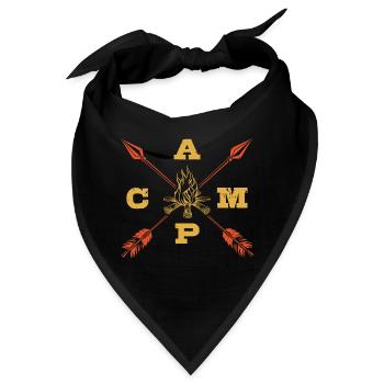 Camp Cross - Bandana - Schwarz - Vorne