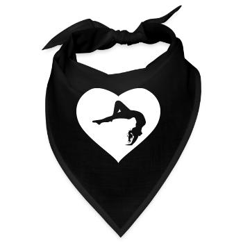 Turnerin Handstand gymnastik turnen - Bandana - Schwarz - Vorne