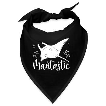 Manta Ray Mantastic Manta Rays Lover Stingray - Bandana - Schwarz - Vorne
