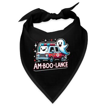 Am-Boo-Lance Krankenwagenfahrer Rettungssanitäter EMS Hallo - Bandana - Schwarz - Vorne