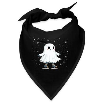 Geist auf Schlittschuhe - Bandana - Schwarz - Vorne