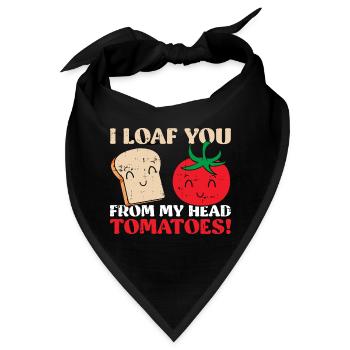 Tomate - Bandana - Schwarz - Vorne