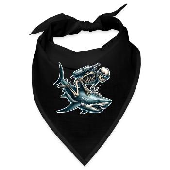 Tauchen Taucher - Bandana - Schwarz - Vorne