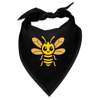 Wespe - Bandana - Schwarz - Vorne
