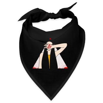 RUSSIA KILLS - Bandana - Schwarz - Vorne