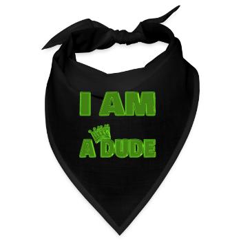 König Dude Name - Bandana - Schwarz - Vorne