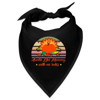 Tanten Tante Schwester Tanten Familie Geschenk - Bandana - Schwarz - Vorne
