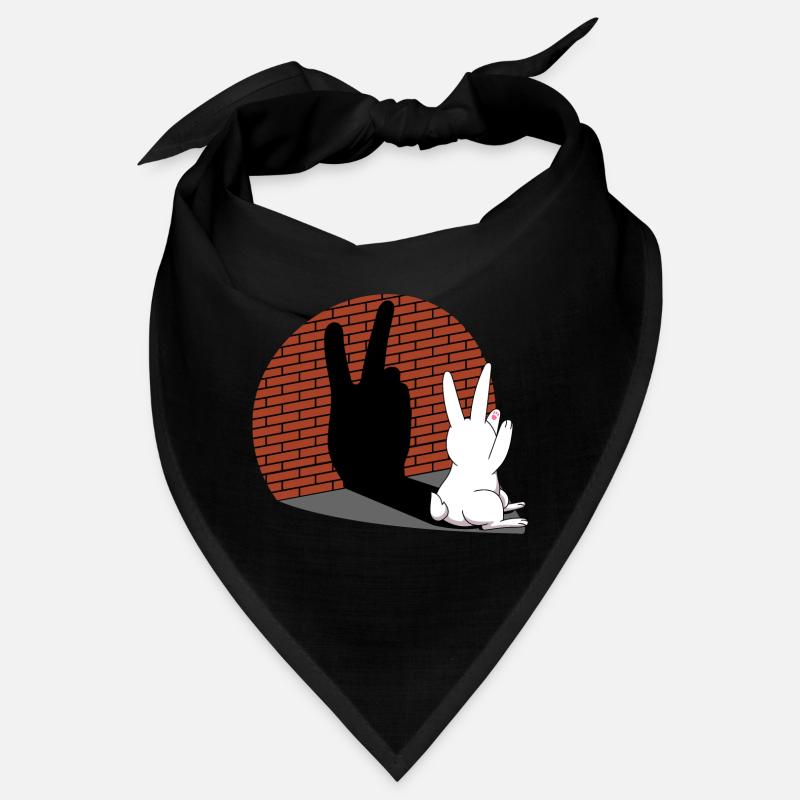 Hase Schattenfigur Schattenbild Schattenspiel Bandana
