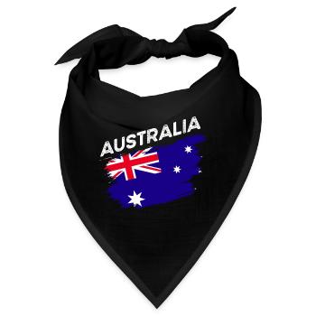 Australien - Bandana - Schwarz - Vorne