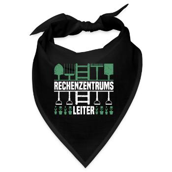 Rechenzentrumsleiter Rechen & Leiter Garten - Bandana - Schwarz - Vorne