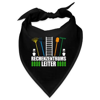 Rechenzentrumsleiter Rechen & Leiter Garten - Bandana - Schwarz - Vorne