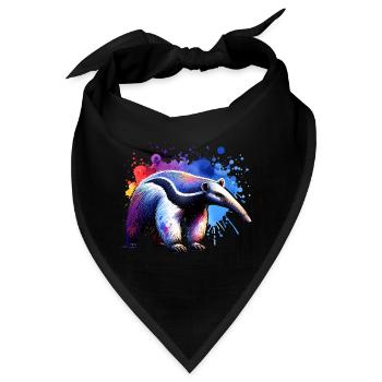 Ameisenbär - Bandana - Schwarz - Vorne