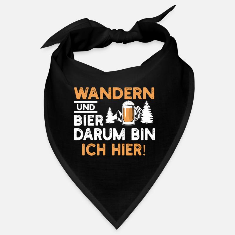 Wandern und Bier darum bin ich hier Bandana